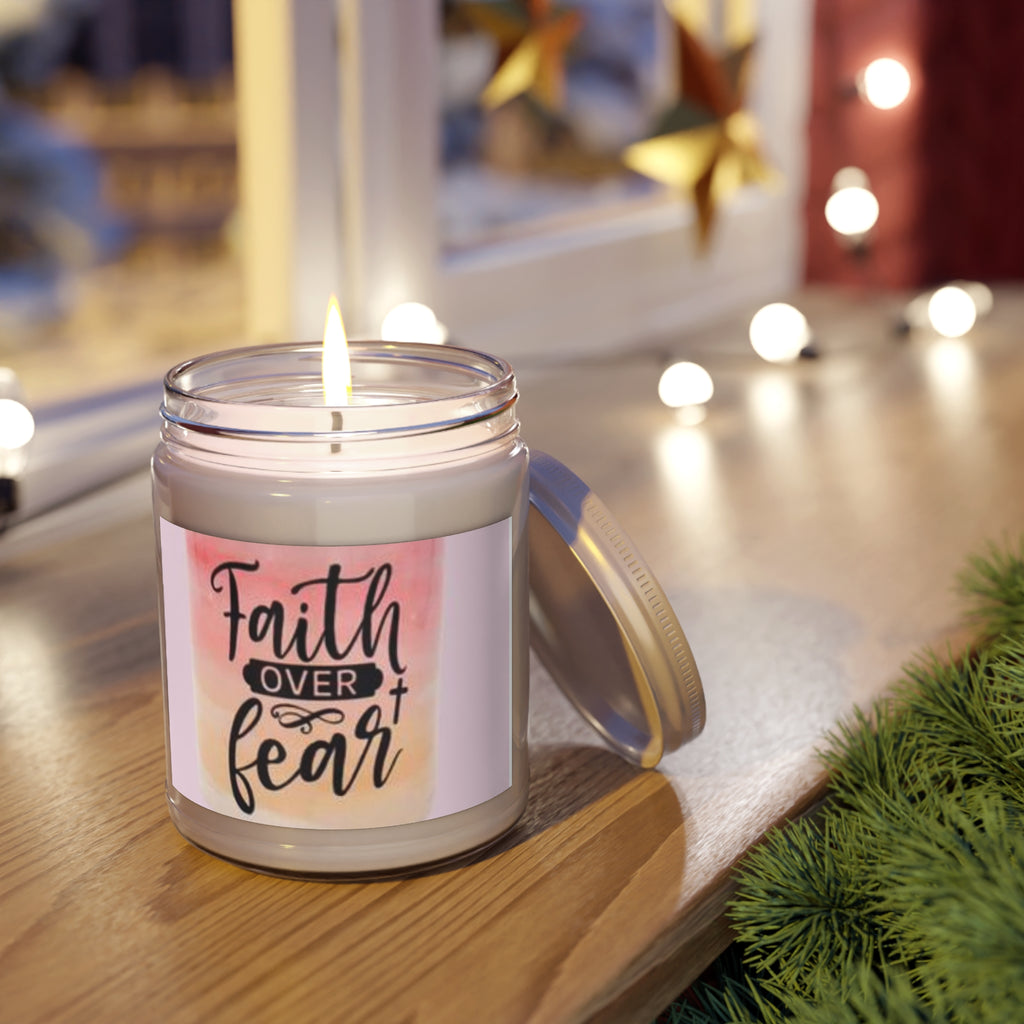 Scented Soy Candles with White Lid, 9oz