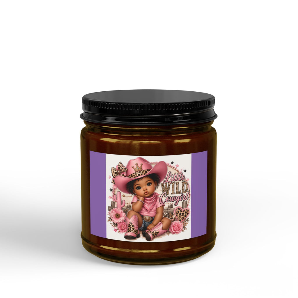 Scented Soy Candles with Black Lid, (4 and 9oz)