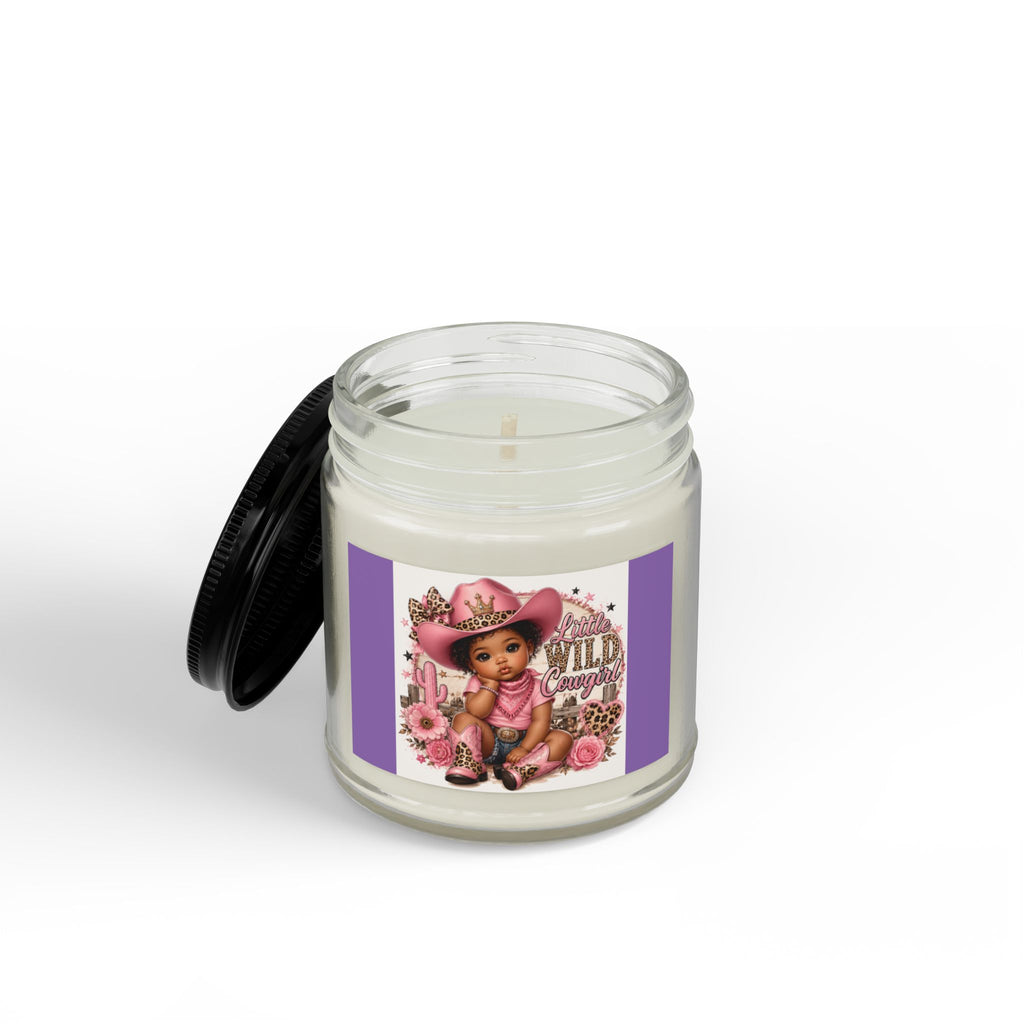 Scented Soy Candles with Black Lid, (4 and 9oz)
