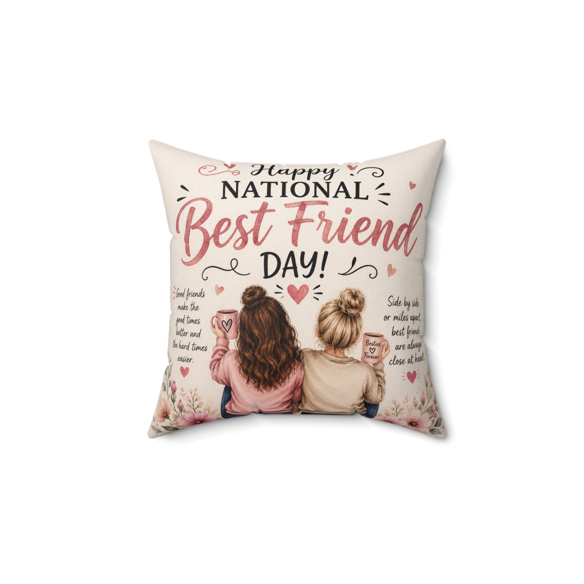 Spun Polyester Square Pillow