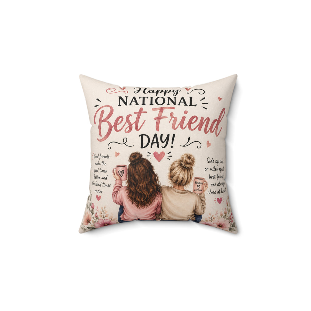 Spun Polyester Square Pillow