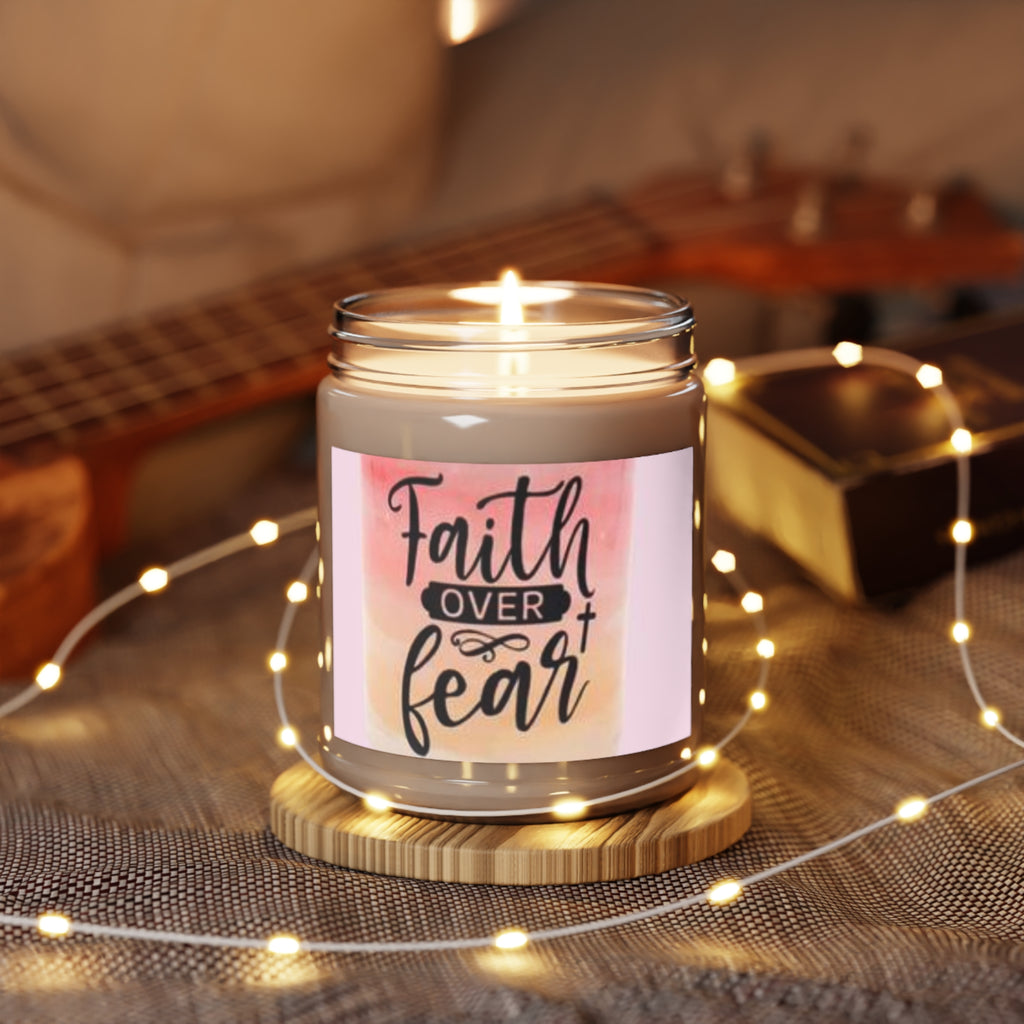 Scented Soy Candles with White Lid, 9oz