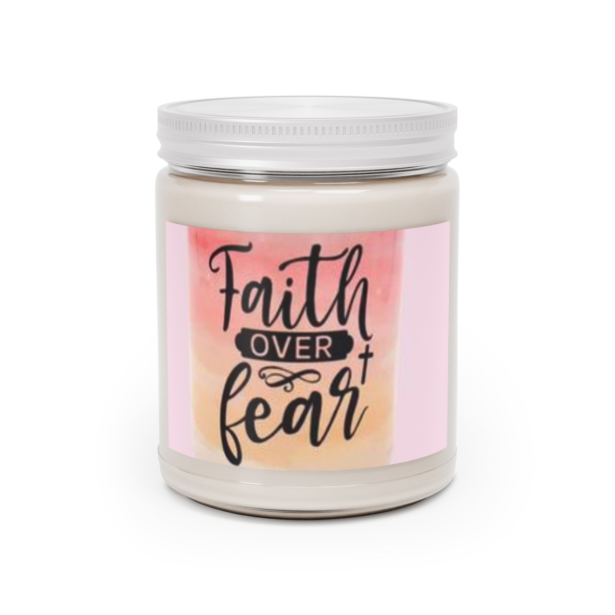 Scented Soy Candles with White Lid, 9oz